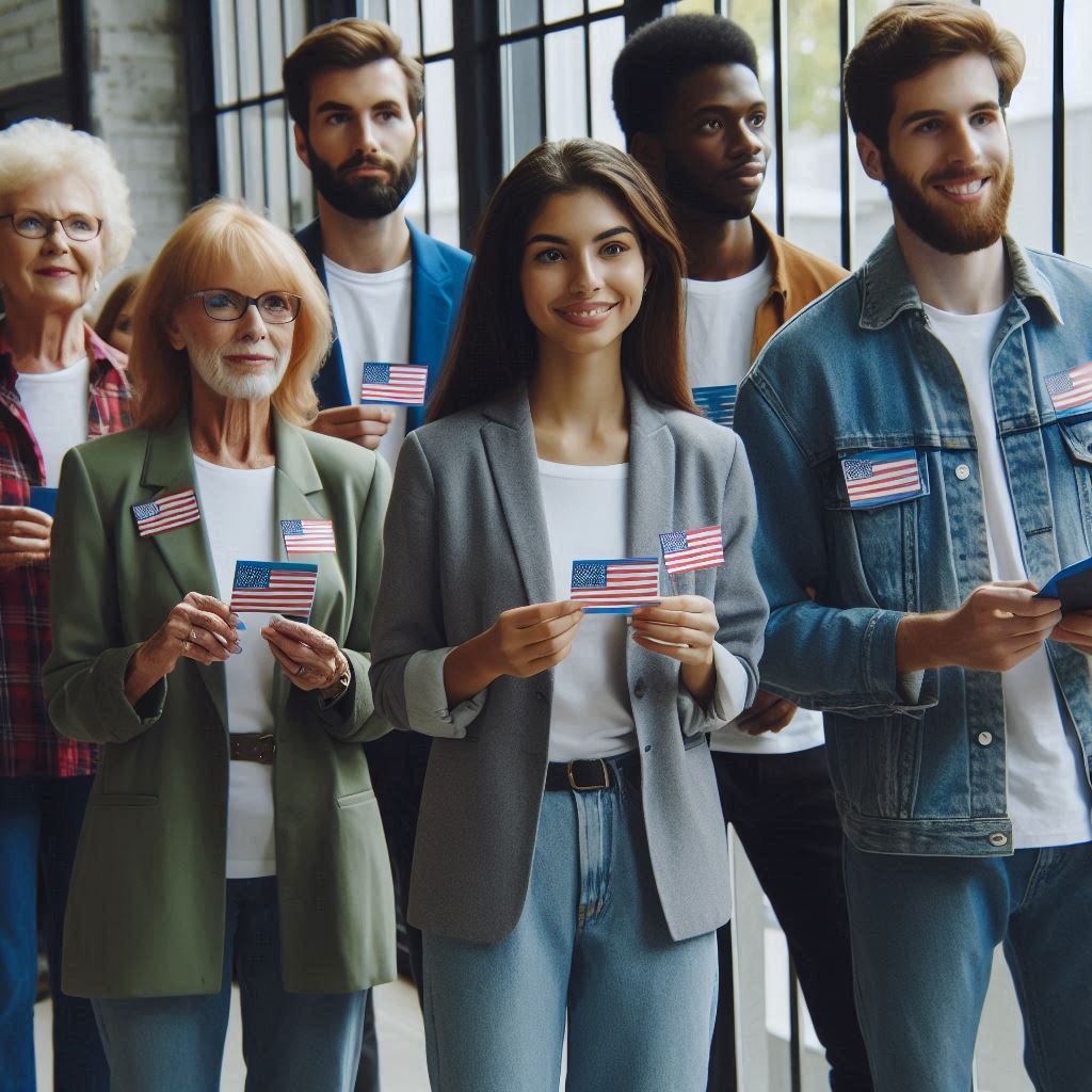 representação de eleitores americanos